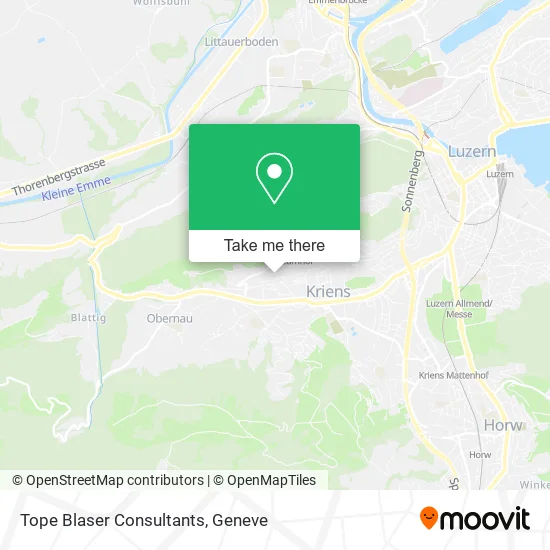 Tope Blaser Consultants map