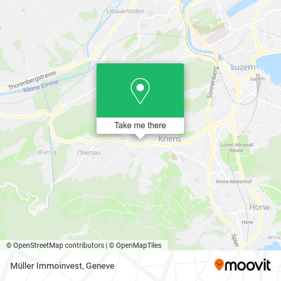 Müller Immoinvest map