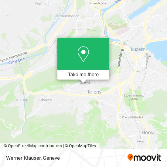 Werner Klauser map