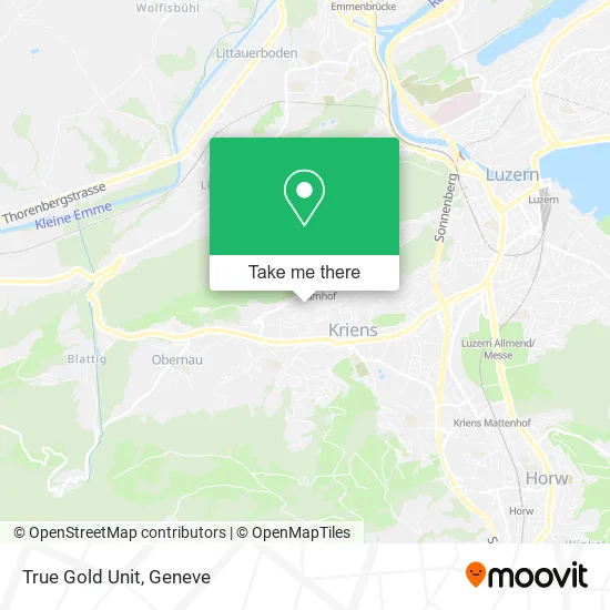 True Gold Unit map