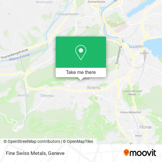 Fine Swiss Metals map