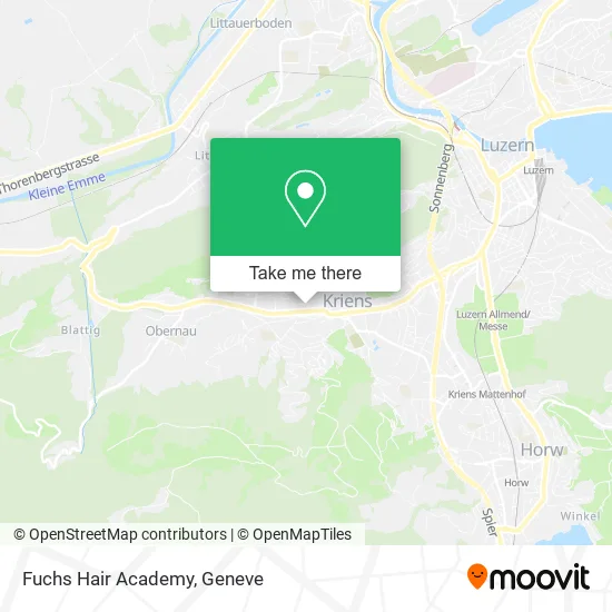Fuchs Hair Academy map