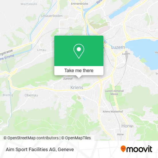 Aim Sport Facilities AG map