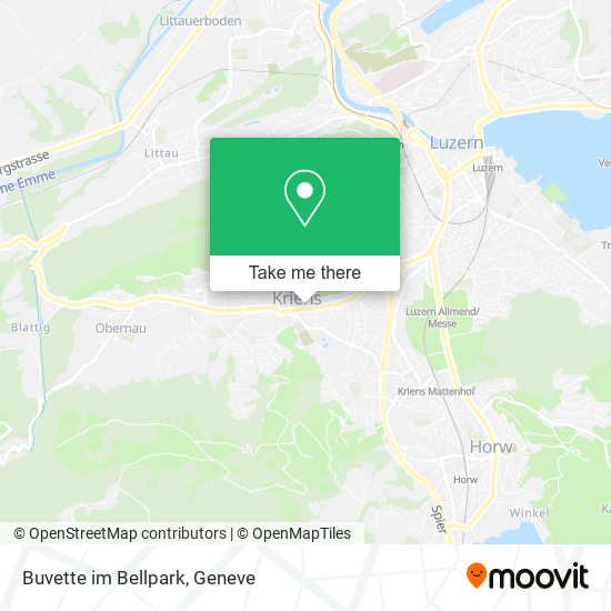 Buvette im Bellpark map