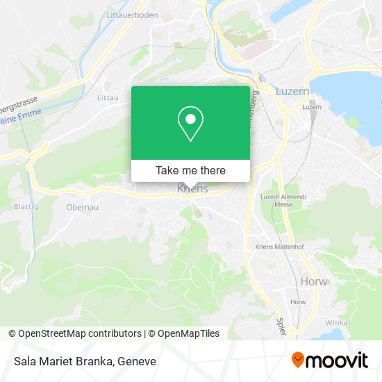 Sala Mariet Branka map