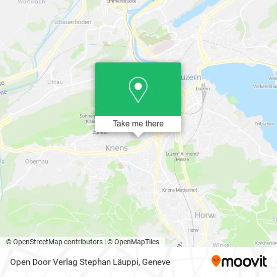 Open Door Verlag Stephan Läuppi map