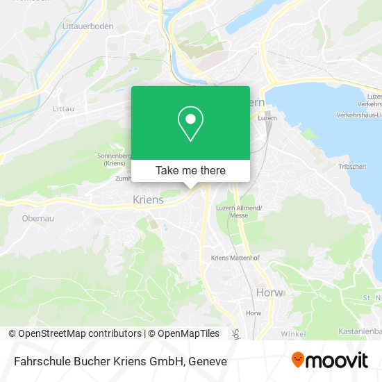 Fahrschule Bucher Kriens GmbH map