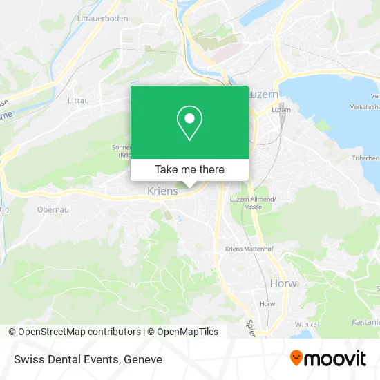 Swiss Dental Events map