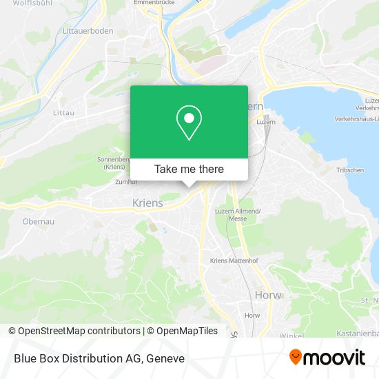 Blue Box Distribution AG map