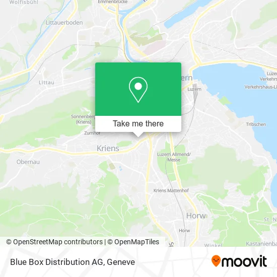 Blue Box Distribution AG map