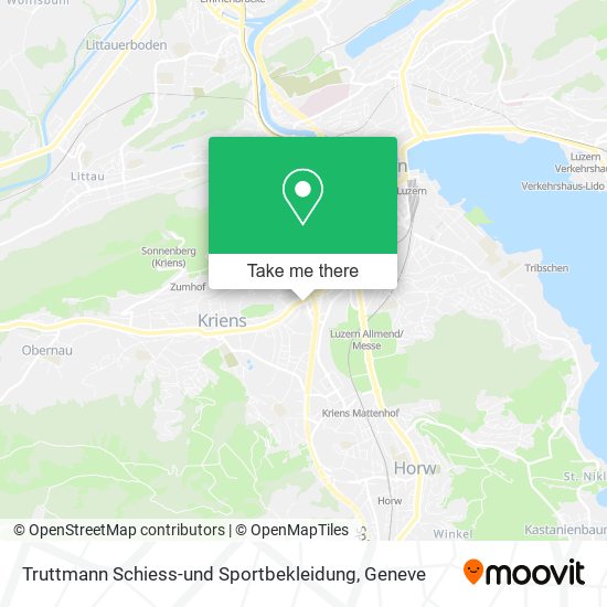 Truttmann Schiess-und Sportbekleidung map