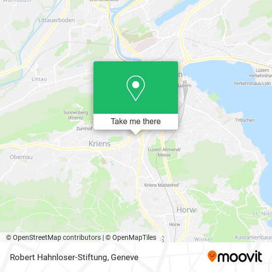 Robert Hahnloser-Stiftung map