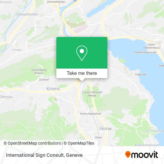 International Sign Consult map
