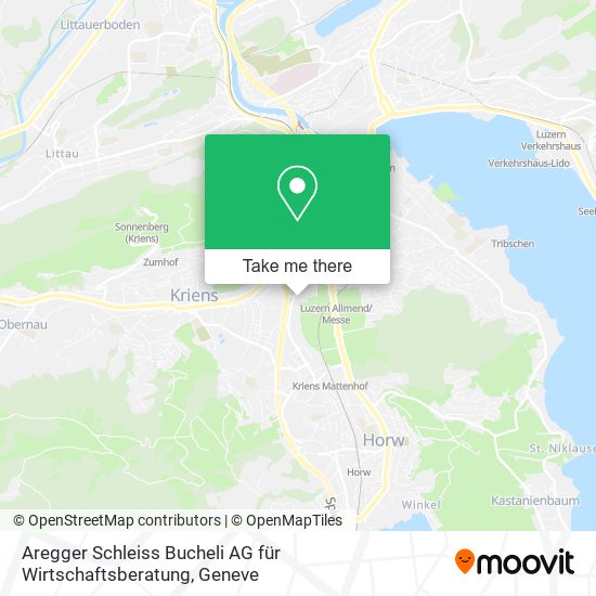 Aregger Schleiss Bucheli AG für Wirtschaftsberatung map