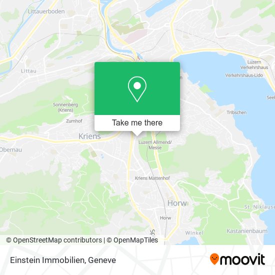 Einstein Immobilien map