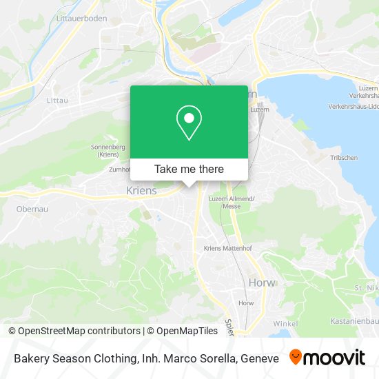 Bakery Season Clothing, Inh. Marco Sorella map