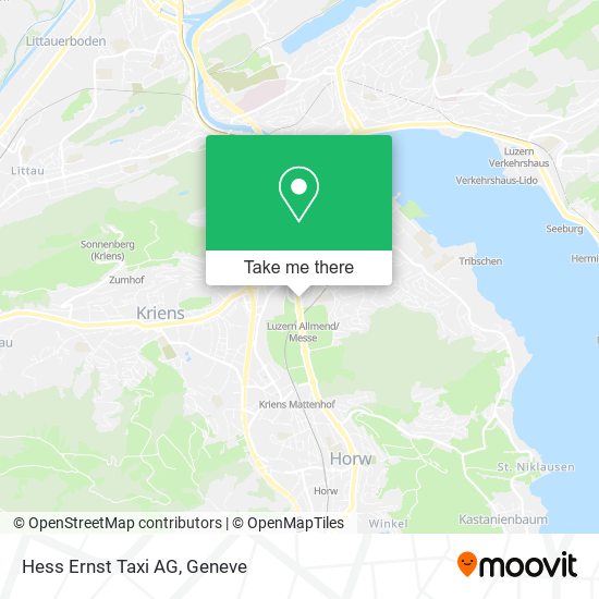 Hess Ernst Taxi AG map