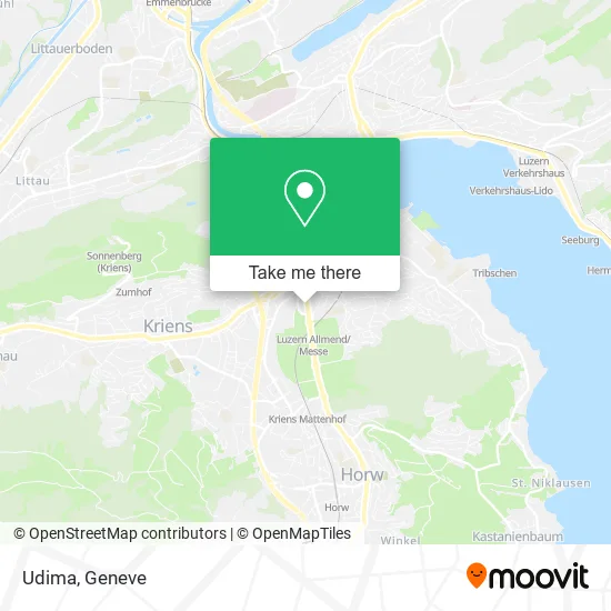 Udima map