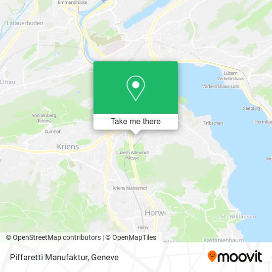 Piffaretti Manufaktur map