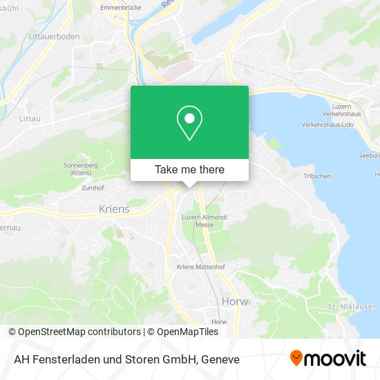 AH Fensterladen und Storen GmbH map