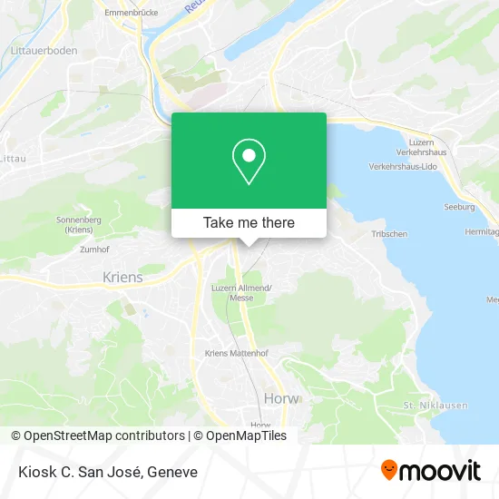 Kiosk C. San José map