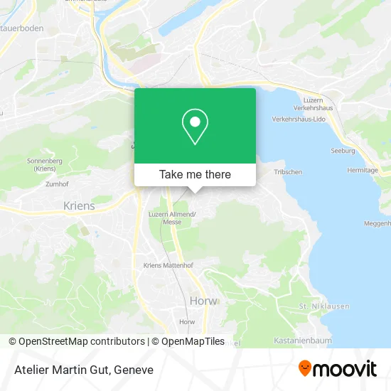 Atelier Martin Gut map