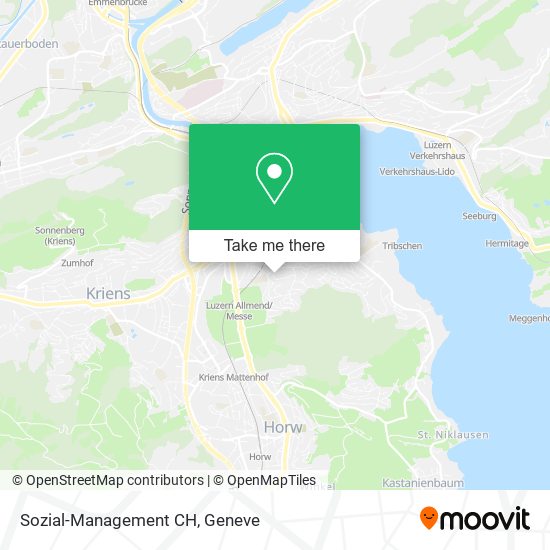 Sozial-Management CH map