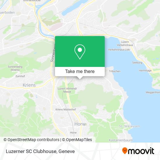 Luzerner SC Clubhouse map