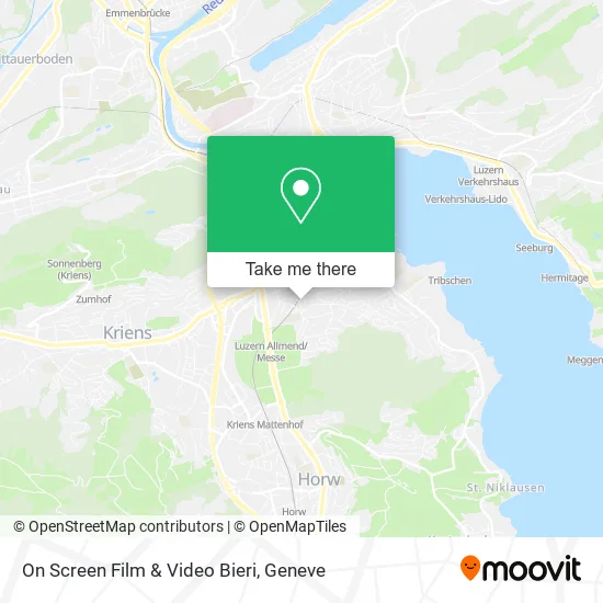 On Screen Film & Video Bieri map