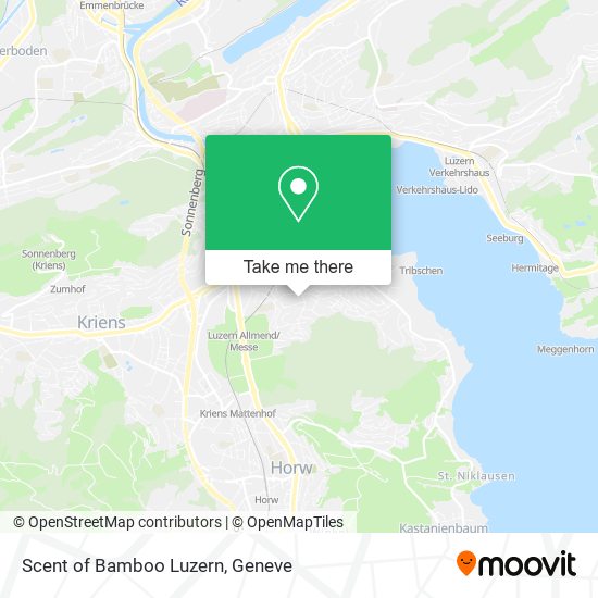 Scent of Bamboo Luzern map