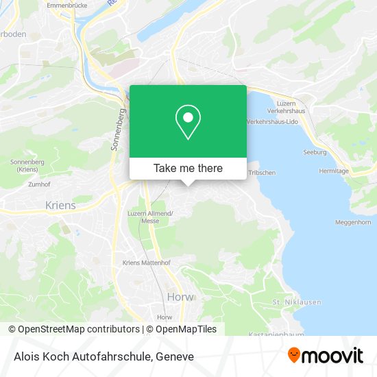 Alois Koch Autofahrschule map