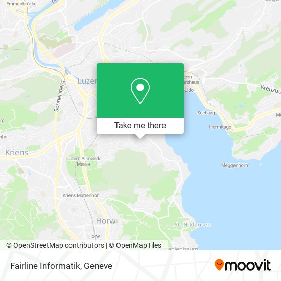 Fairline Informatik map