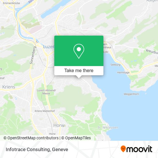 Infotrace Consulting map