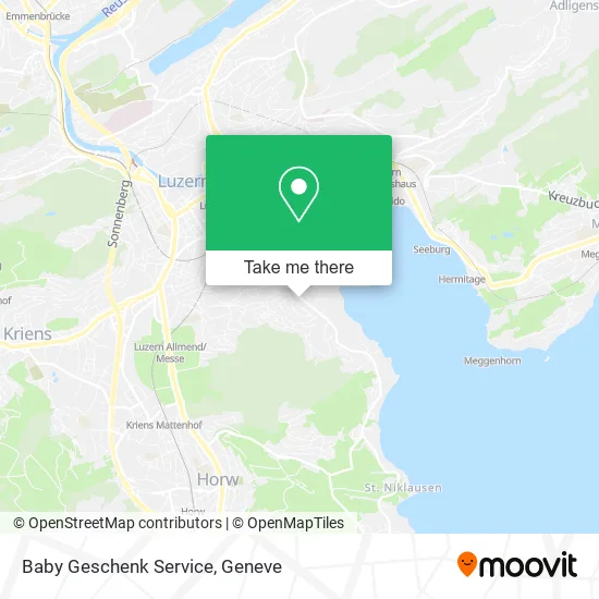Baby Geschenk Service map