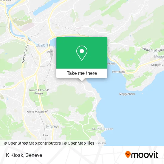 K Kiosk map