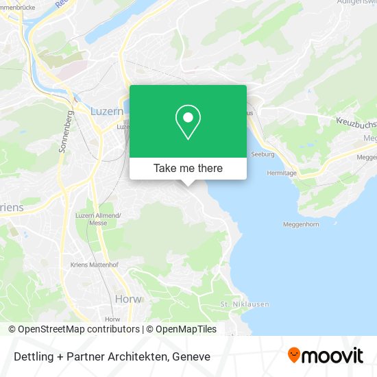 Dettling + Partner Architekten map