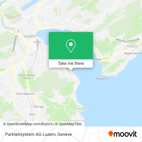 Parkleitsystem AG Luzern map