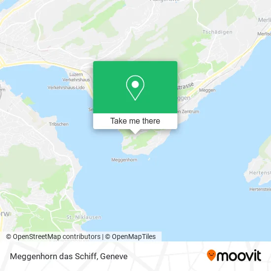 Meggenhorn das Schiff map