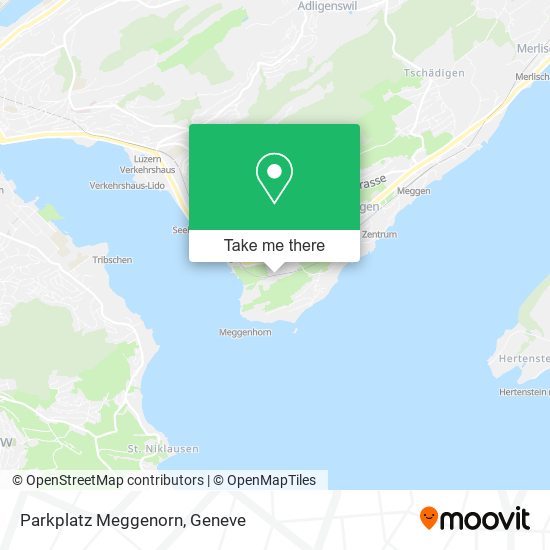 Parkplatz Meggenorn map