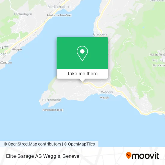 Elite-Garage AG Weggis map