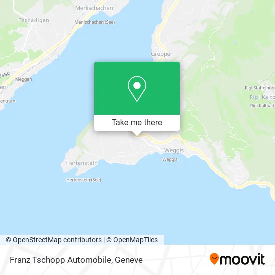 Franz Tschopp Automobile map