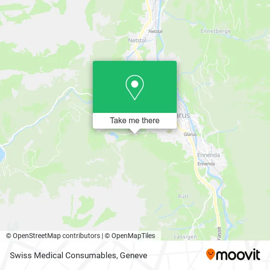 Swiss Medical Consumables map