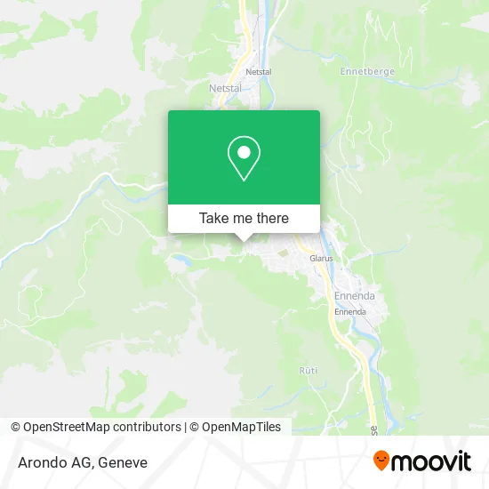 Arondo AG map