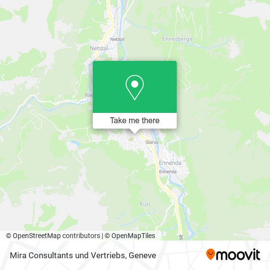 Mira Consultants und Vertriebs map