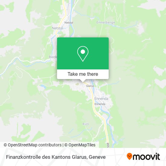 Finanzkontrolle des Kantons Glarus map