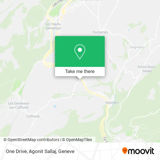 One Drive, Agonit Sallaj map