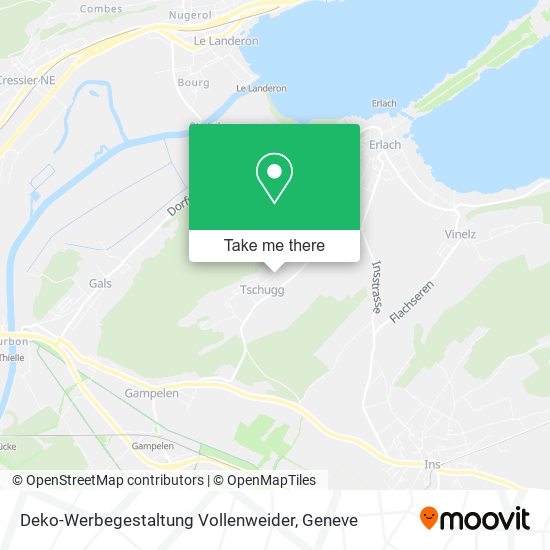 Deko-Werbegestaltung Vollenweider map