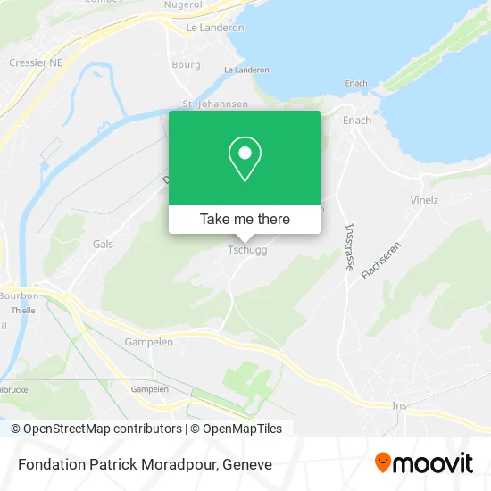 Fondation Patrick Moradpour map