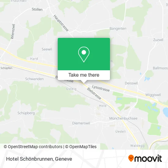 Hotel Schönbrunnen map