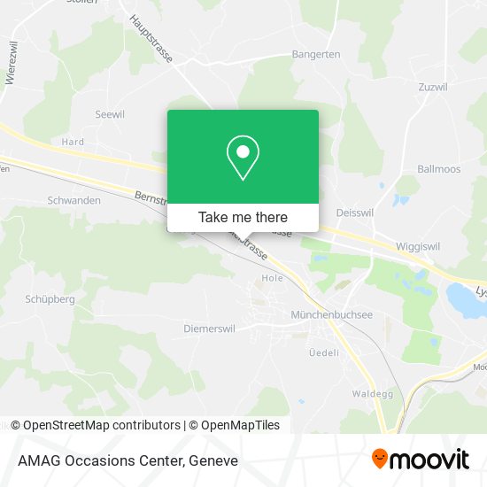 AMAG Occasions Center map